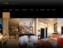 Tablet Screenshot of lecaspien-hotel.com